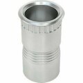 Bsc Preferred Low-Profile Rivet Nut Tin-Zinc-Plated Steel 4-40 Internal Thread .355 Long, 25PK 98560A527
